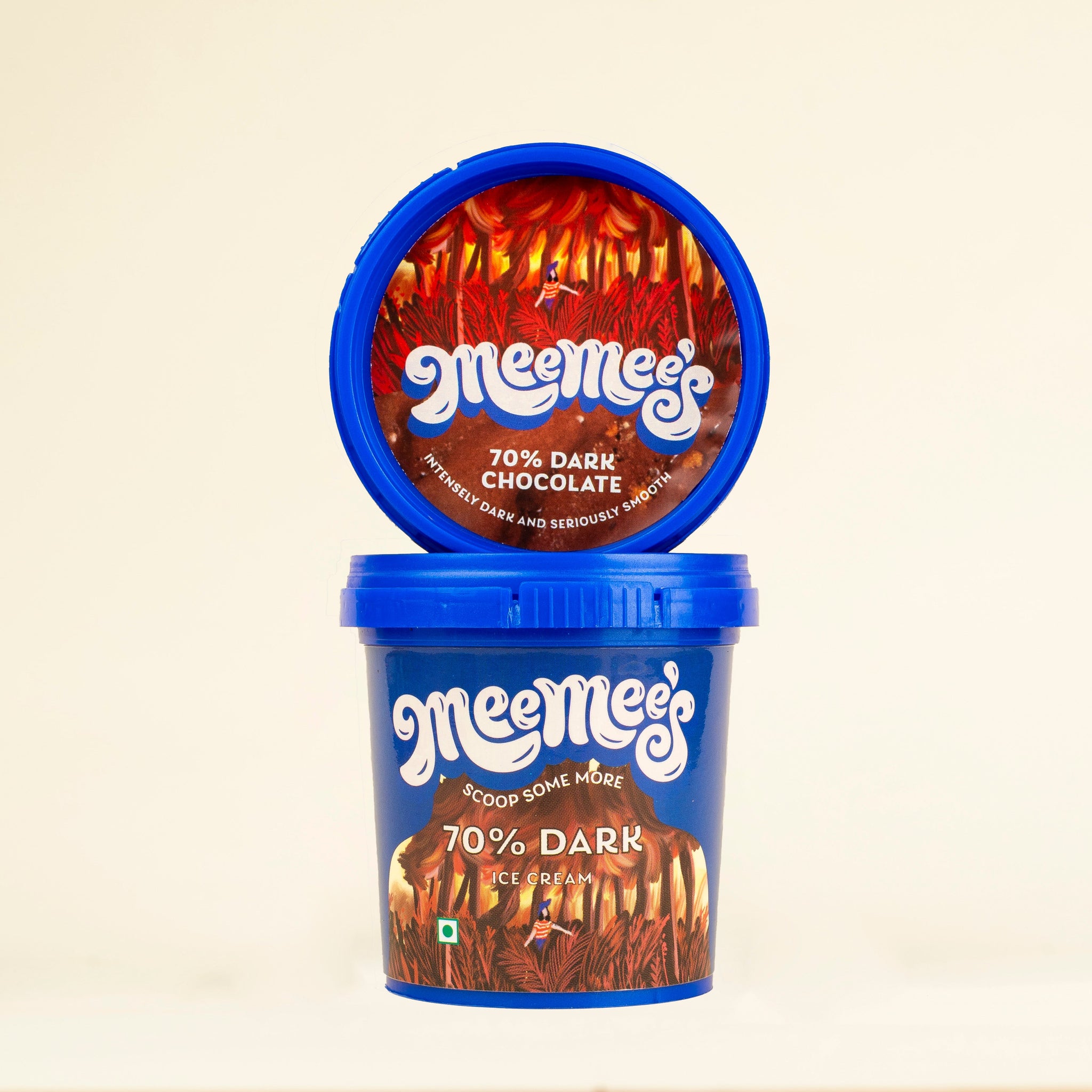 70% Dark Chocolate - Ice Cream Tub – Meemee's
