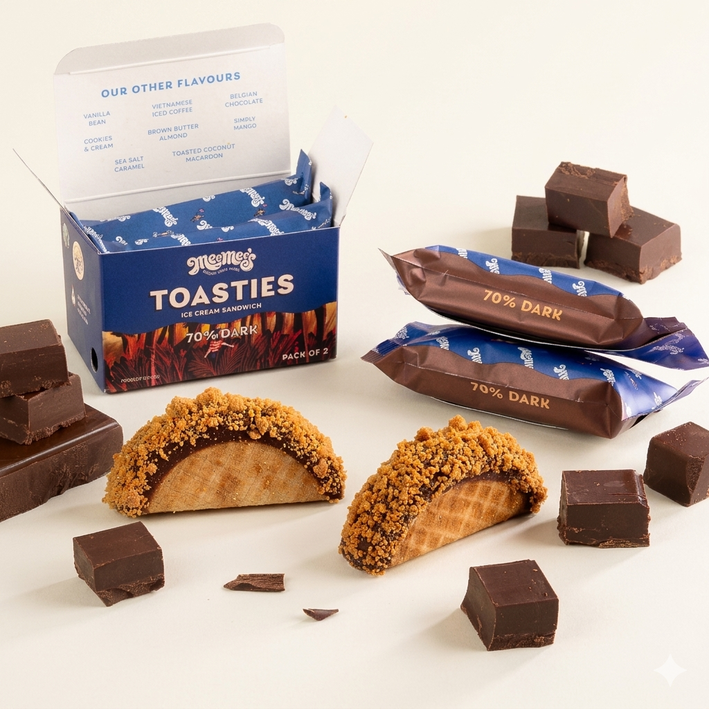 70% Dark Chocolate - Toasties